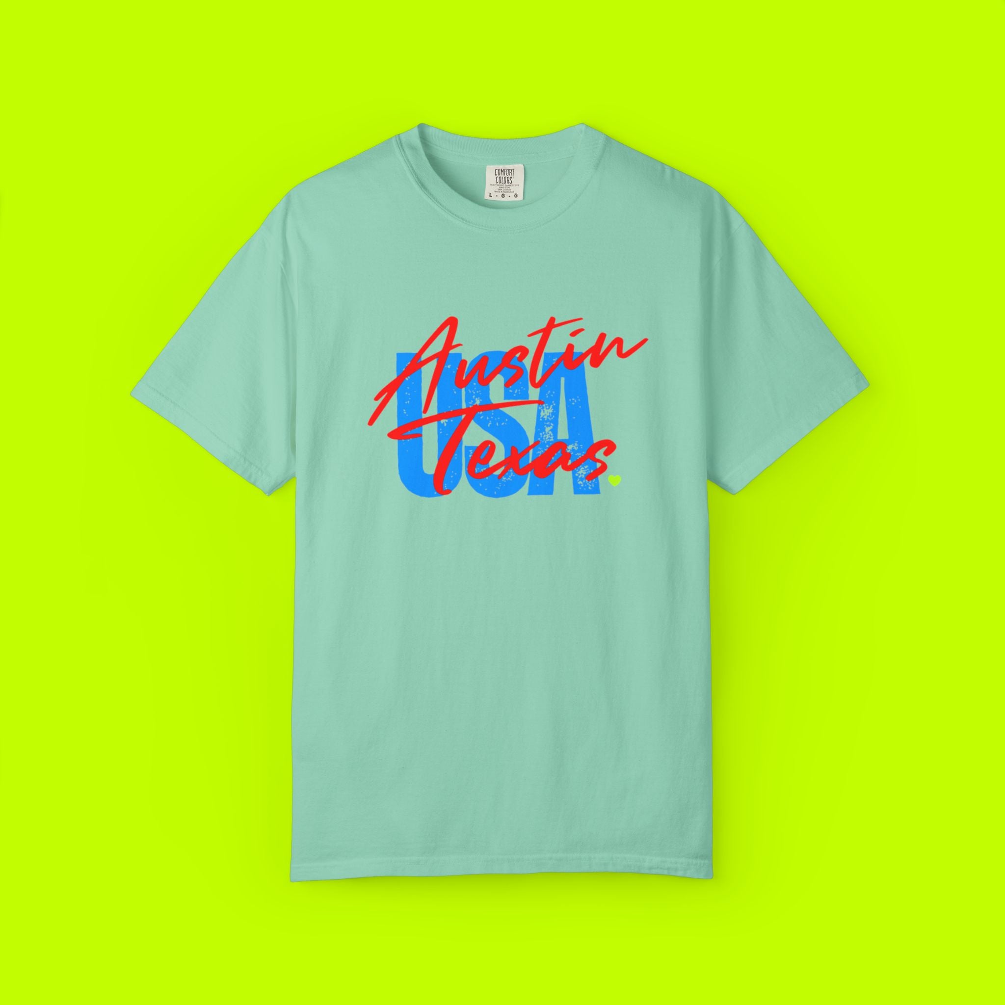 Vintage Style, Graphic Tee, Austin T-shirt