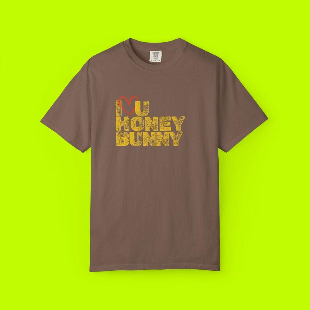 Love You Honey Bunny T-Shirt, Cute Couples Tee, Romantic Gift, Valentine's Day Apparel, Casual Love Shirt, Springtime Fashion