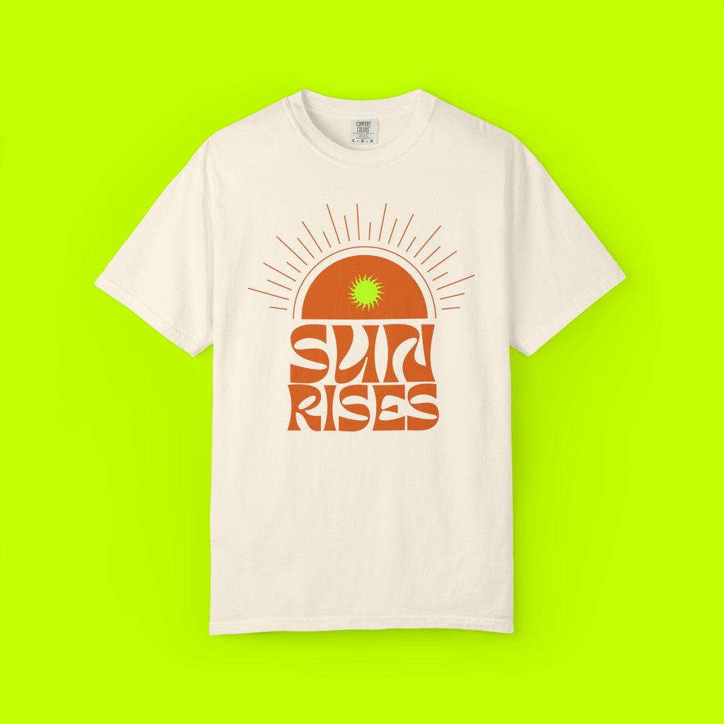 Vintage Style, Graphic Tee, Sun Rises T-shirt