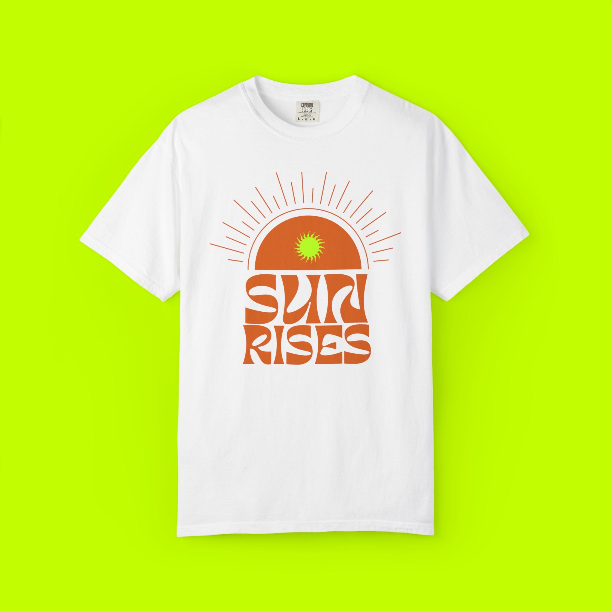Vintage Style, Graphic Tee, Sun Rises T-shirt