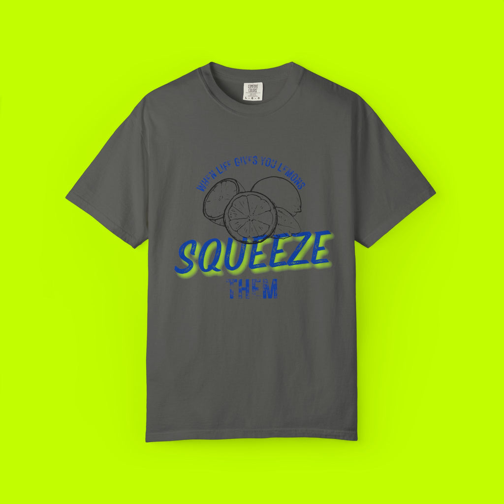Vintage Lemon Graphic Tee - Unisex Garment-Dyed T-shirt