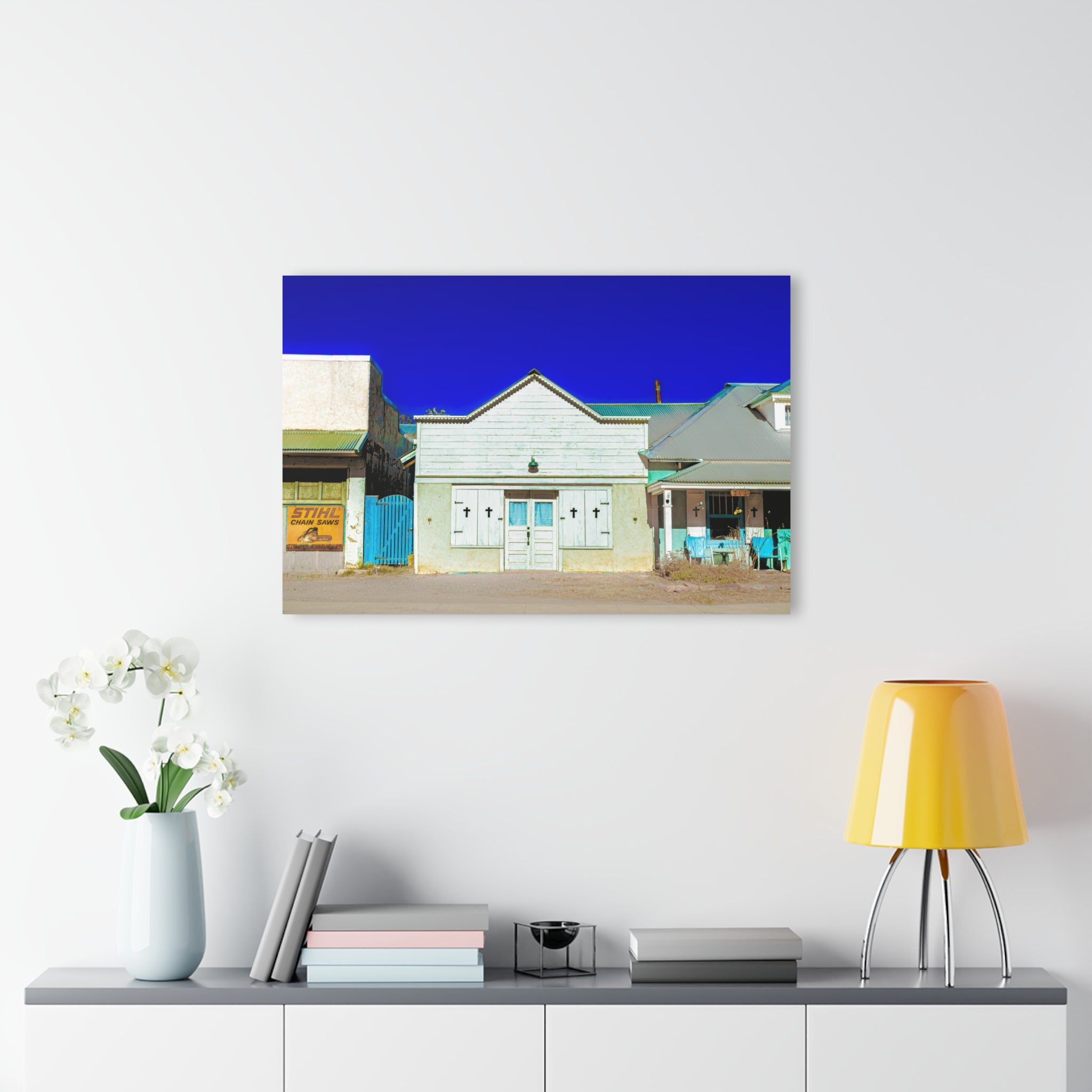 Acrylic Print - Vintage shopfront Photo (French Cleat Hanging)