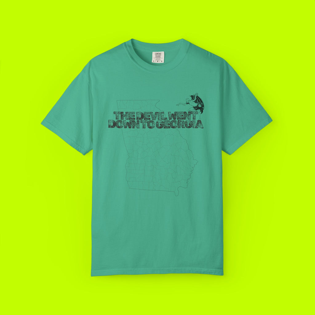 Devil Went Down to Georgia, Unisex T-Shirt | Casual Statement Tee, Everyday Wear, Graphic Shirt, Gift for Friends, Summer Fashion