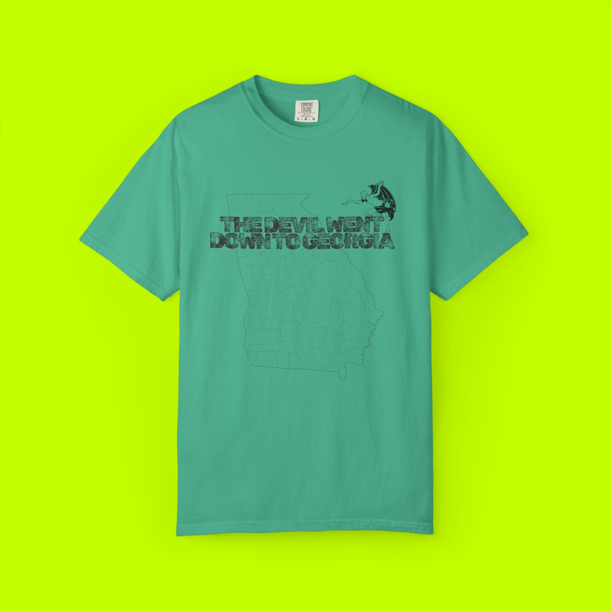Devil Went Down to Georgia, Unisex T-Shirt | Casual Statement Tee, Everyday Wear, Graphic Shirt, Gift for Friends, Summer Fashion