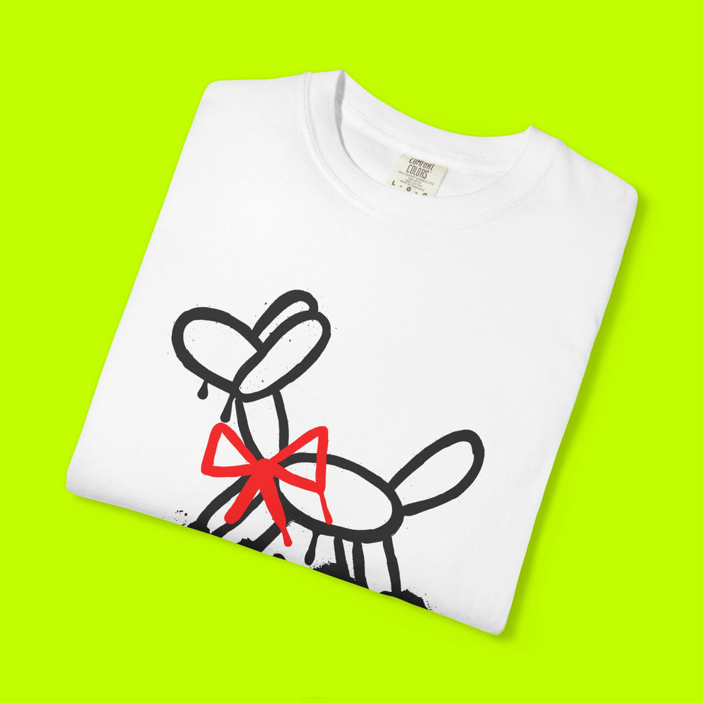 Modern Vintage Style, GraphicTee,  Balloon Dog T-shirt