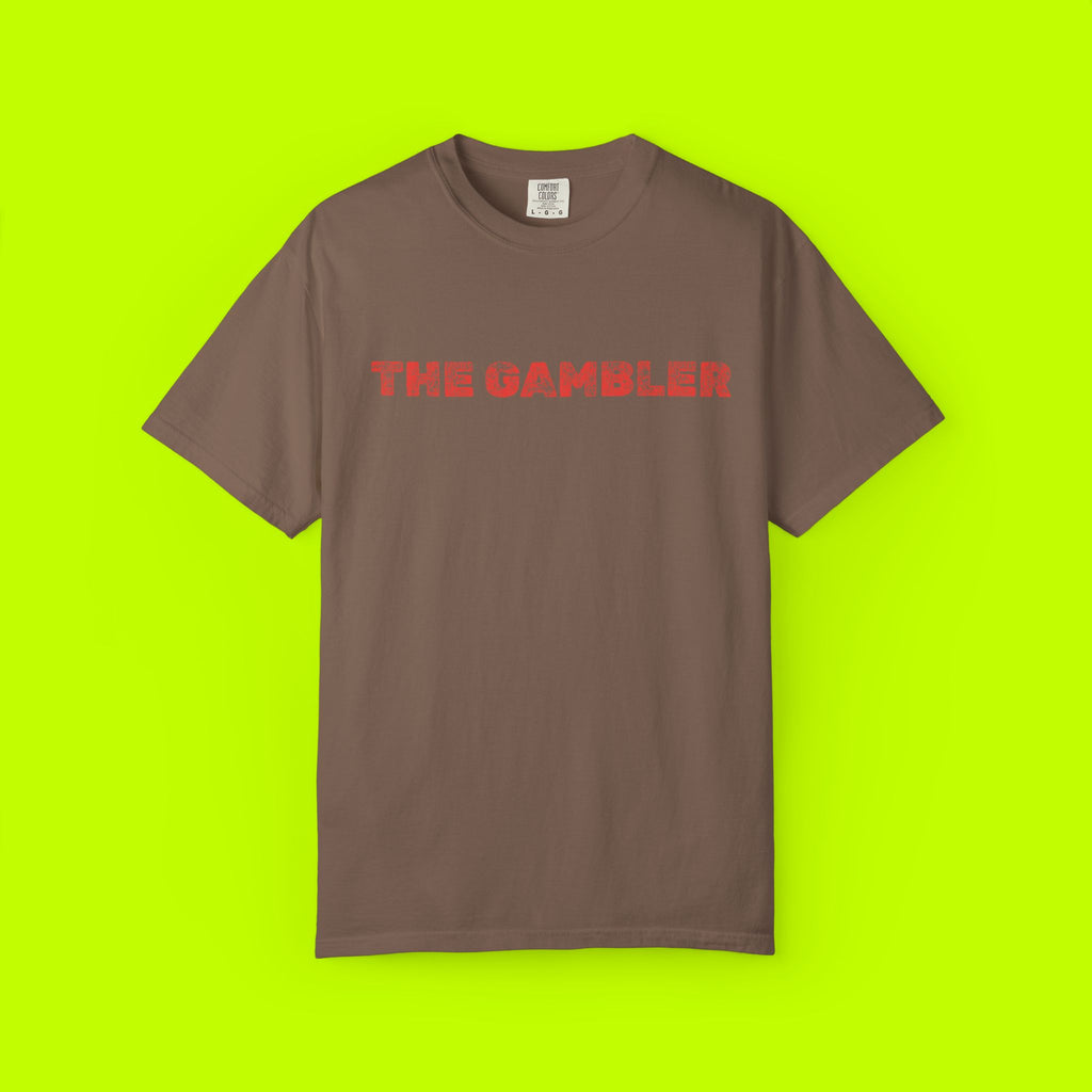 Gambler T-Shirt, Casual Unisex Tee, Unique Graphic Shirt, Gift for Gamblers, Everyday Wear, Funny Shirt for Friends