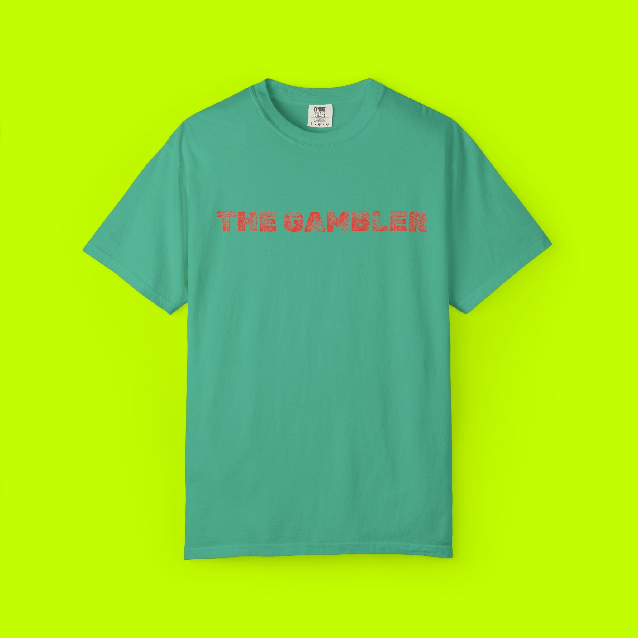 Gambler T-Shirt, Casual Unisex Tee, Unique Graphic Shirt, Gift for Gamblers, Everyday Wear, Funny Shirt for Friends