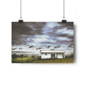 Haunting Farmhouse- Giclée Art Print-Art by Jennifer Cummins