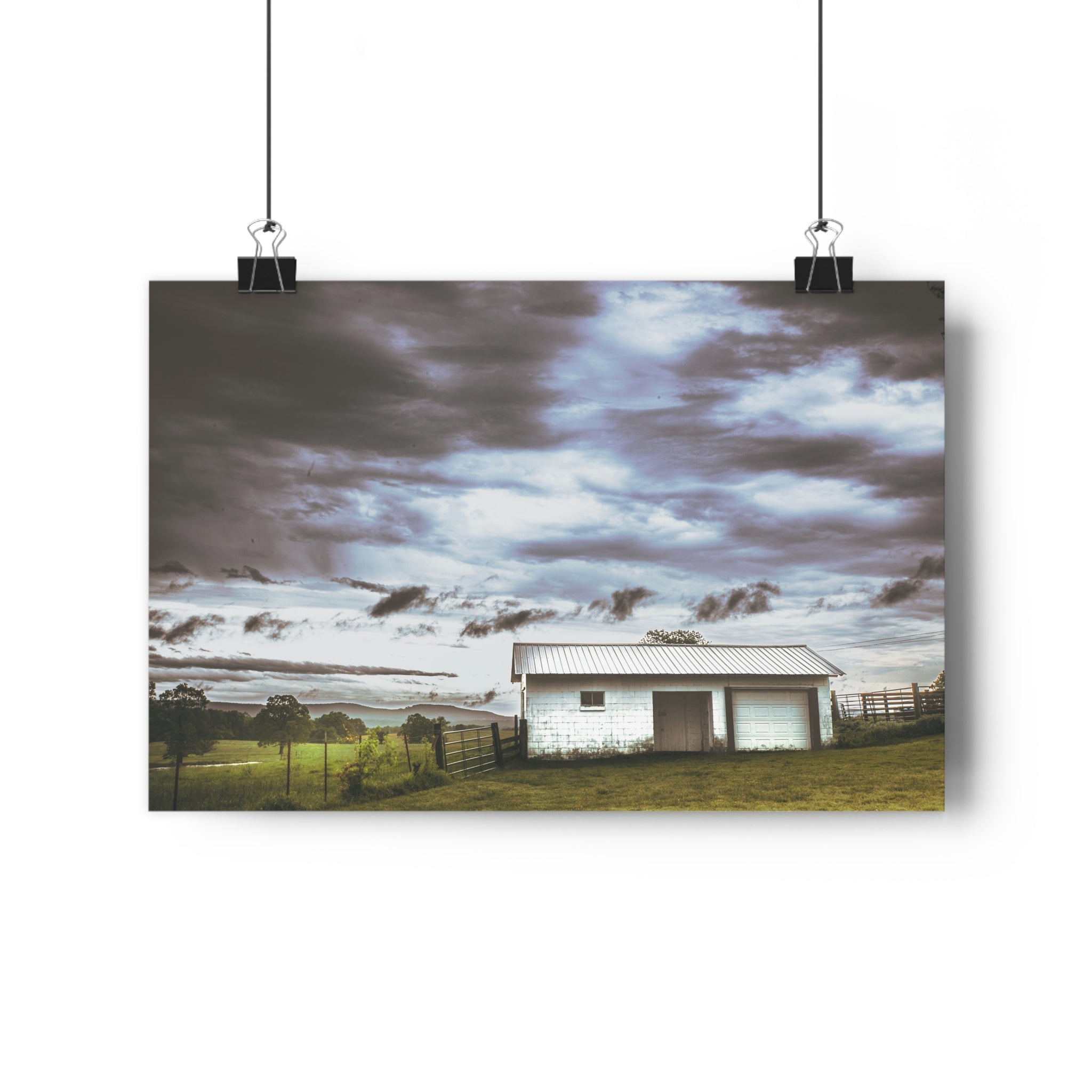 Haunting Farmhouse- Giclée Art Print-Art by Jennifer Cummins