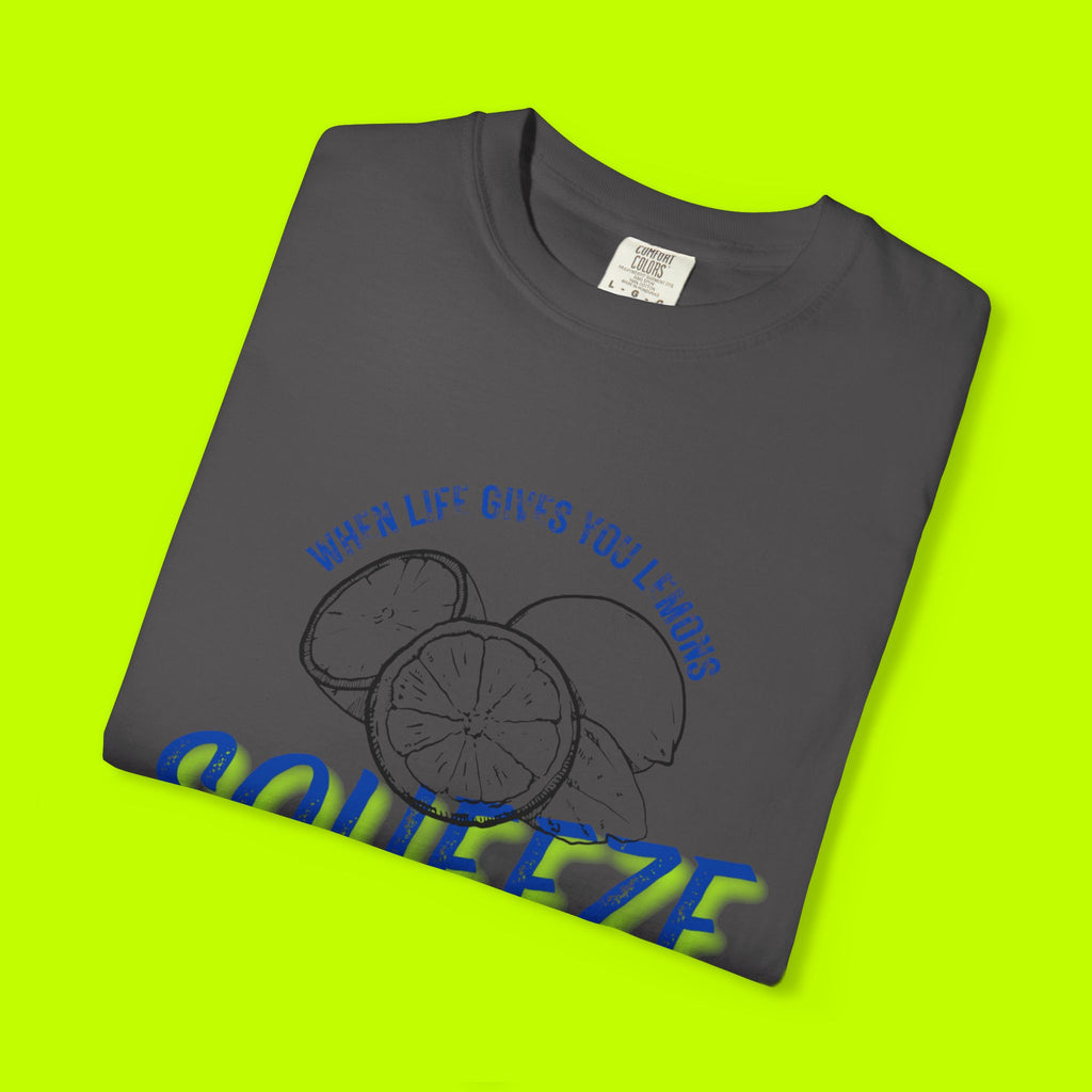 Vintage Lemon Graphic Tee - Unisex Garment-Dyed T-shirt