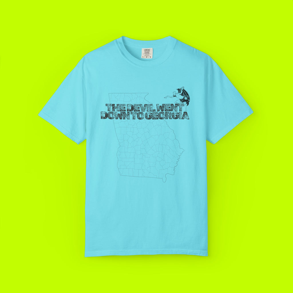 Devil Went Down to Georgia, Unisex T-Shirt | Casual Statement Tee, Everyday Wear, Graphic Shirt, Gift for Friends, Summer Fashion