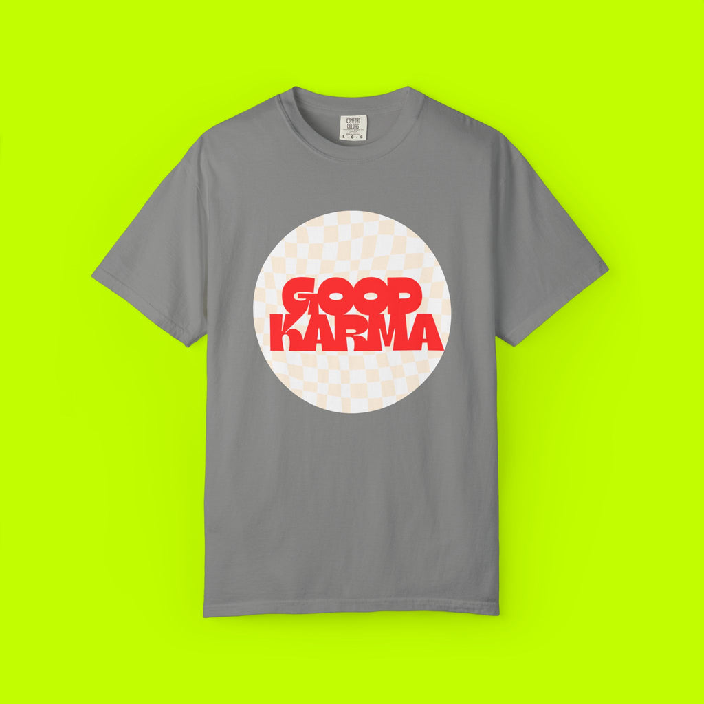 Modern Vintage Style, Good Karma t-shirt