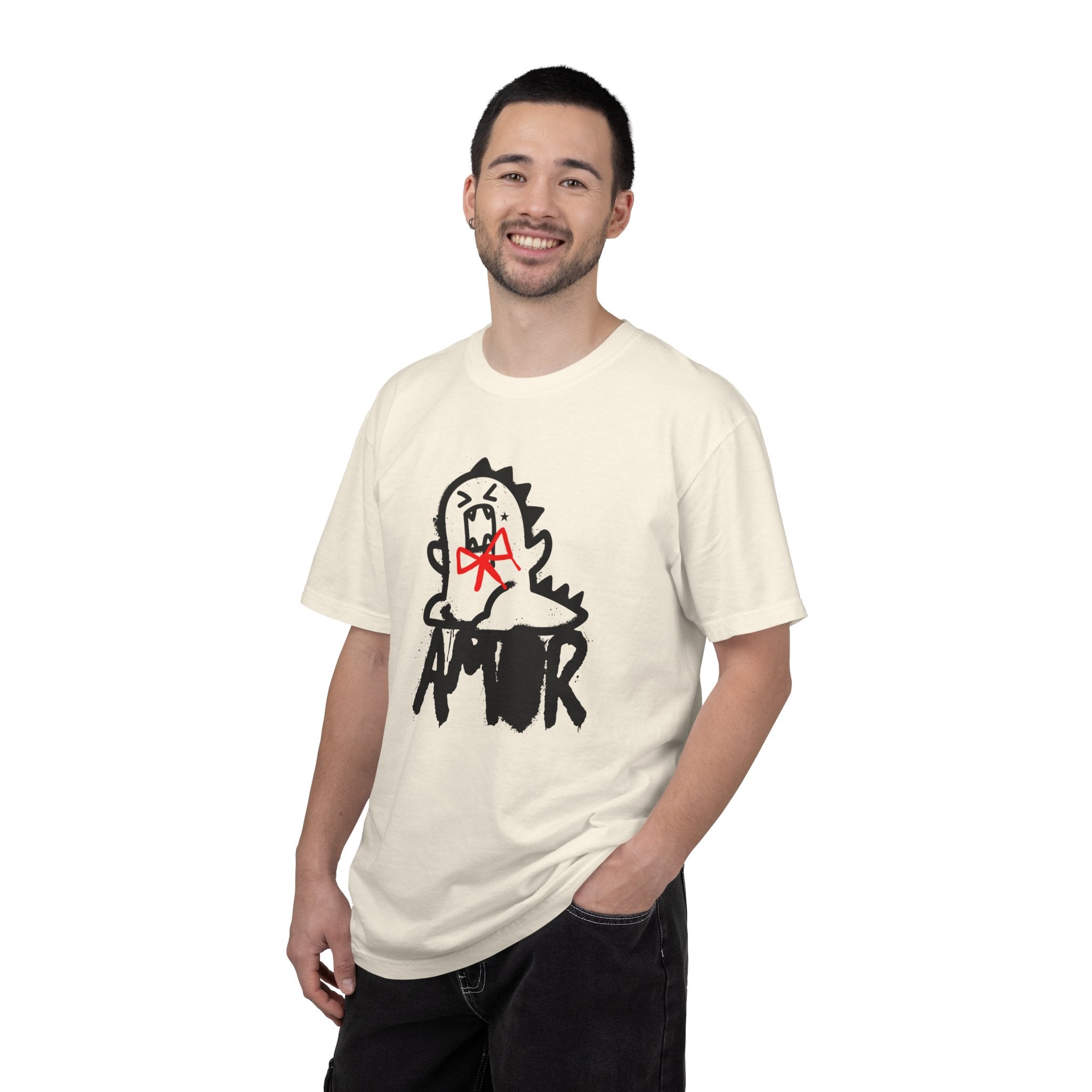 Modern Vintage Style, GraphicTee, Amor Dino T-shirt