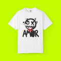 Vintage, Modern Style Amor Graphic Tee T-shirt