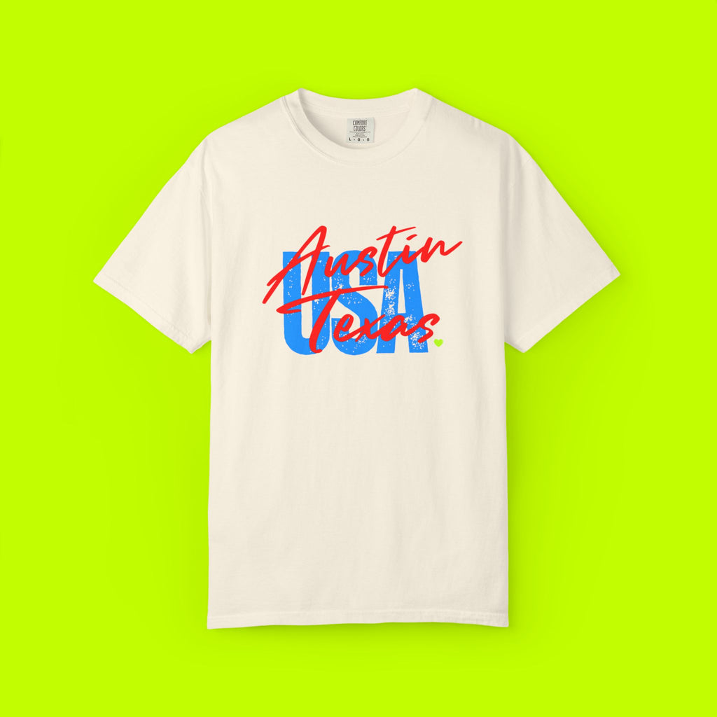 Vintage Style, Graphic Tee, Austin T-shirt