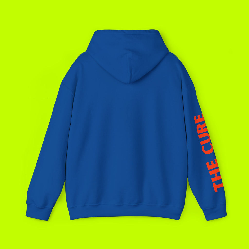 Hoodie — 'Pictures of You' Retro Graphic Hooded Sweatshirt (The Cure Sleeve)
