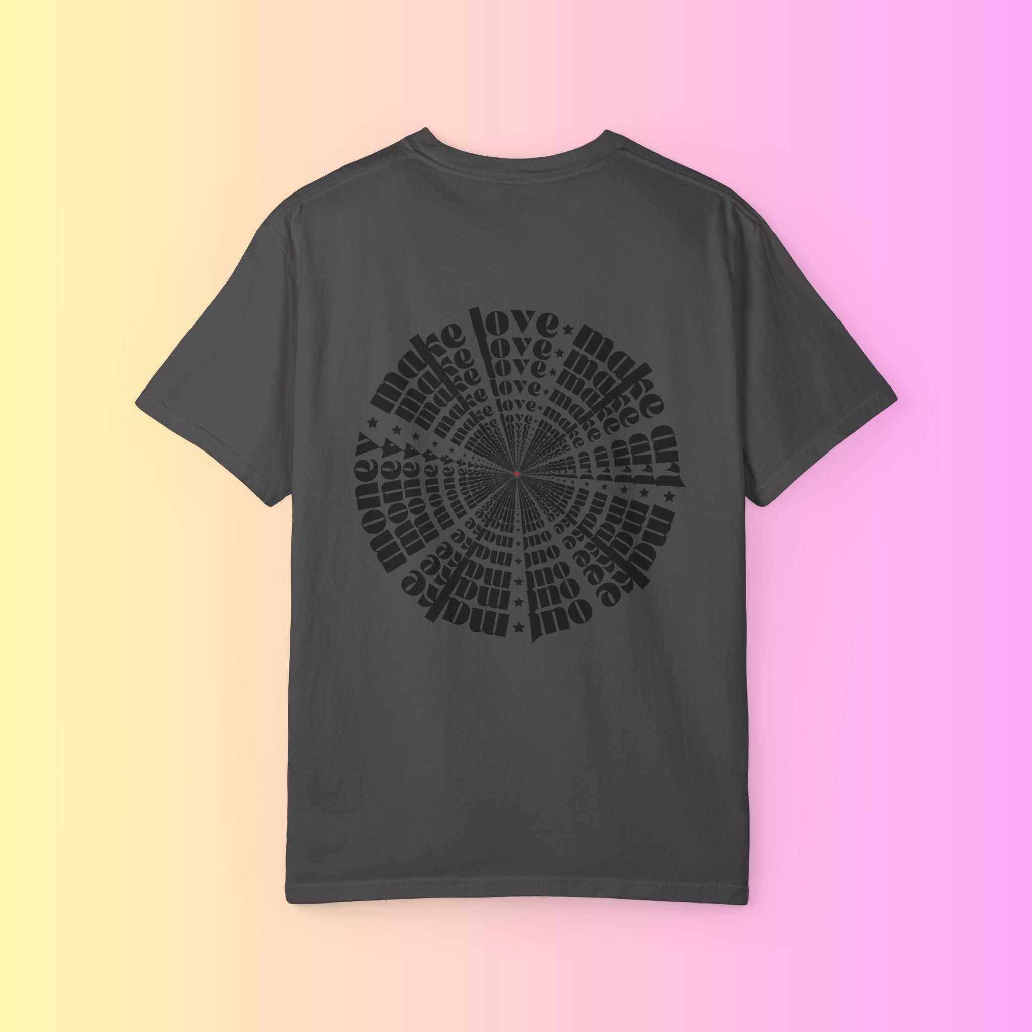 Vintage Style, Make Love, Make Art, Graphic T-shirt