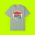Music Heals, vintage style tee, Unisex Garment-Dyed T-shirt